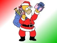 pic for Homer Father Christmas